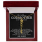Godmother on My Wedding Day Necklace, Wedding Thank You Gift for Godmother, Godmother of The Bride, Gift from Bride To Godmother