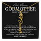 Godmother on My Wedding Day Necklace, Wedding Thank You Gift for Godmother, Godmother of The Bride, Gift from Bride To Godmother