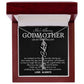 Godmother on My Wedding Day Necklace, Wedding Thank You Gift for Godmother, Godmother of The Bride, Gift from Bride To Godmother