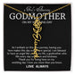Godmother on My Wedding Day Necklace, Wedding Thank You Gift for Godmother, Godmother of The Bride, Gift from Bride To Godmother