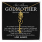 Godmother on My Wedding Day Necklace, Wedding Thank You Gift for Godmother, Godmother of The Bride, Gift from Bride To Godmother