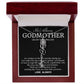 Godmother on My Wedding Day Necklace, Wedding Thank You Gift for Godmother, Godmother of The Bride, Gift from Bride To Godmother