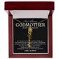 Godmother on My Wedding Day Necklace, Wedding Thank You Gift for Godmother, Godmother of The Bride, Gift from Bride To Godmother
