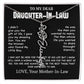 My Dear Daughter-In-Heart Gift-Love Your Mother-In-Law Necklace Personalized Birth Flower