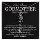 Godmother on My Wedding Day Necklace, Wedding Thank You Gift for Godmother, Godmother of The Bride, Gift from Bride To Godmother