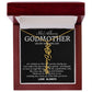 Godmother on My Wedding Day Necklace, Wedding Thank You Gift for Godmother, Godmother of The Bride, Gift from Bride To Godmother