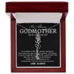 Godmother on My Wedding Day Necklace, Wedding Thank You Gift for Godmother, Godmother of The Bride, Gift from Bride To Godmother