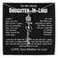 My Dear Daughter-In-Heart Gift-Love Your Mother-In-Law Necklace Personalized Birth Flower