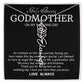 Godmother on My Wedding Day Necklace, Wedding Thank You Gift for Godmother, Godmother of The Bride, Gift from Bride To Godmother