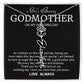 Godmother on My Wedding Day Necklace, Wedding Thank You Gift for Godmother, Godmother of The Bride, Gift from Bride To Godmother