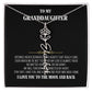 Granddaughter birth flower name Necklace: A Timeless Gift of Love and Memories granddaughter necklace