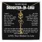 My Dear Daughter-In-Heart Gift-Love Your Mother-In-Law Necklace Personalized Birth Flower