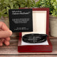 To My Future Husband - "Next Step With Me" Jewelry Gift Bracelet and Message Card The