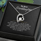 Granddaughter Gold Heart Necklace - "My Dear Granddaughter" from Grandma or Grandpa
