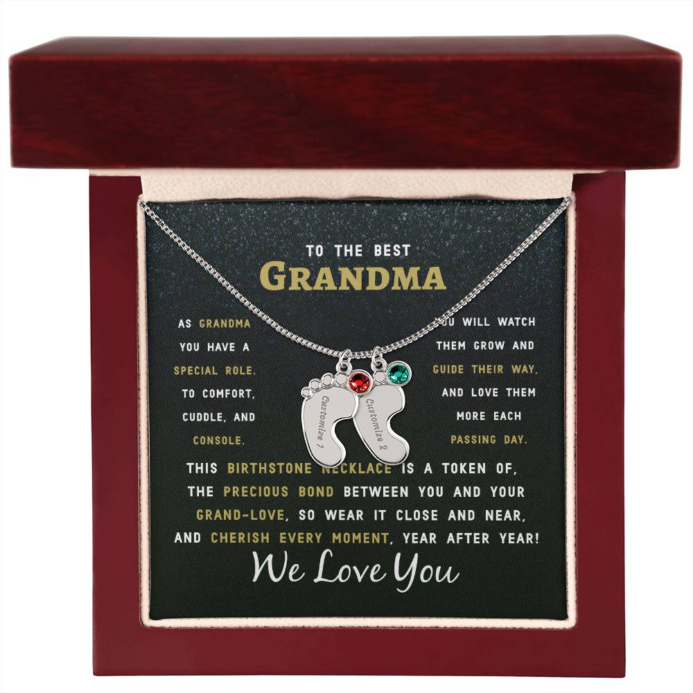 Para a melhor vovó - seu amor é um papel especial - We Love You Nana